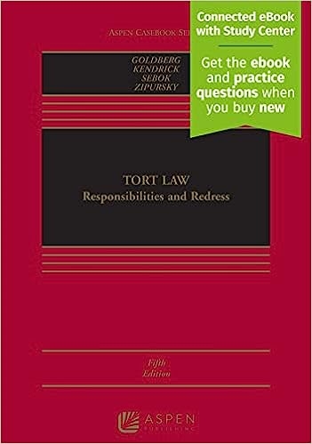 Tort Law: Responsibilities 5e